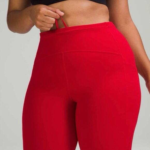 NWOT Lululemon Swift Speed High-Rise Tight 28" in Dark Red Size 18 - Picture 4 of 10